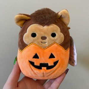Squishmallow 5 2021 Wade the werewolf pumpkin plush teddy bear
